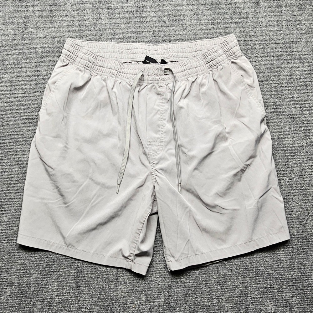 Vans Vanphibian Hybrid Shorts Mens XXL Gray Elastic Waist VN0A7Y6P19D